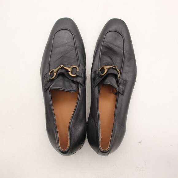 Mercanti Florentini Horse Bit Black Leather Loafer Men\'s 9 M Slip On Dress Shoes